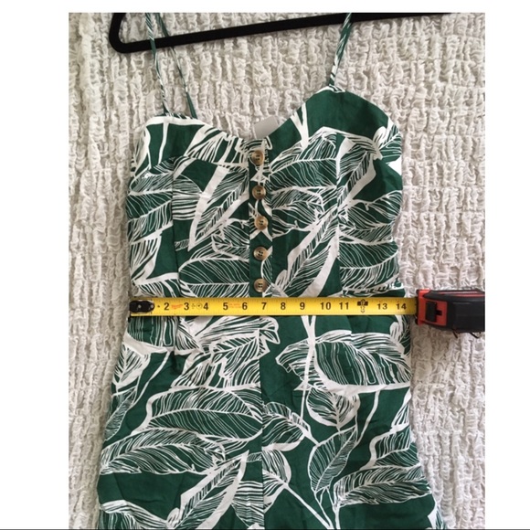 Palm tropical print jumpsuit - Picture 6 of 8